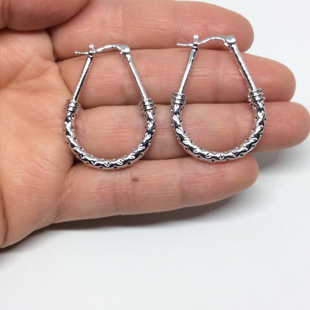 Silver Filled Hoop Earrings